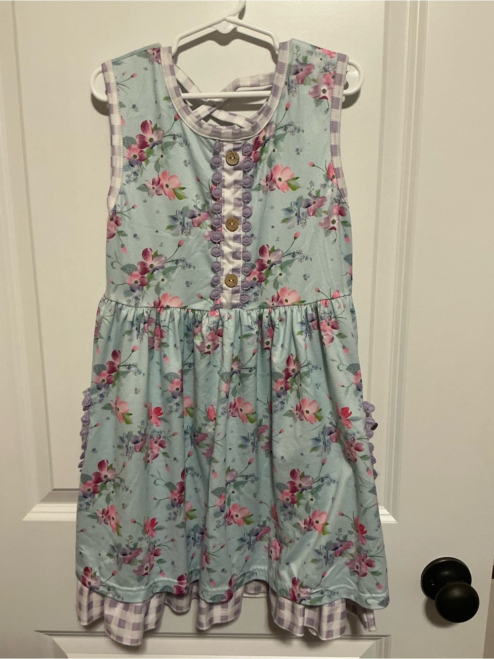 Dash of Glitter Size 5 Floral Tiered Dress